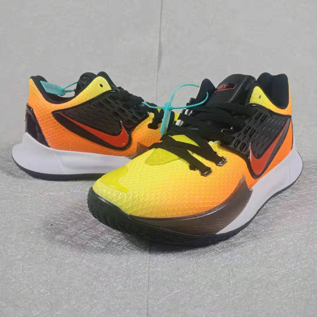 2019 Men Nike Kyrie Irving 2 Low Yellow Black White Shoes